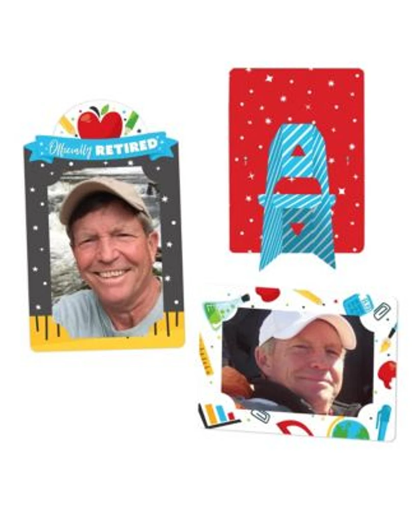 Big Dot of Happiness Teacher Retirement Happy Retirement Party 4x6