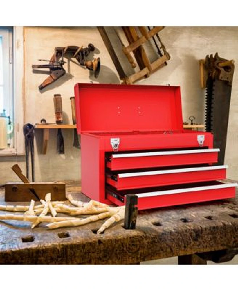 Costway Portable Tool Chest Box Storage Garage Mechanic