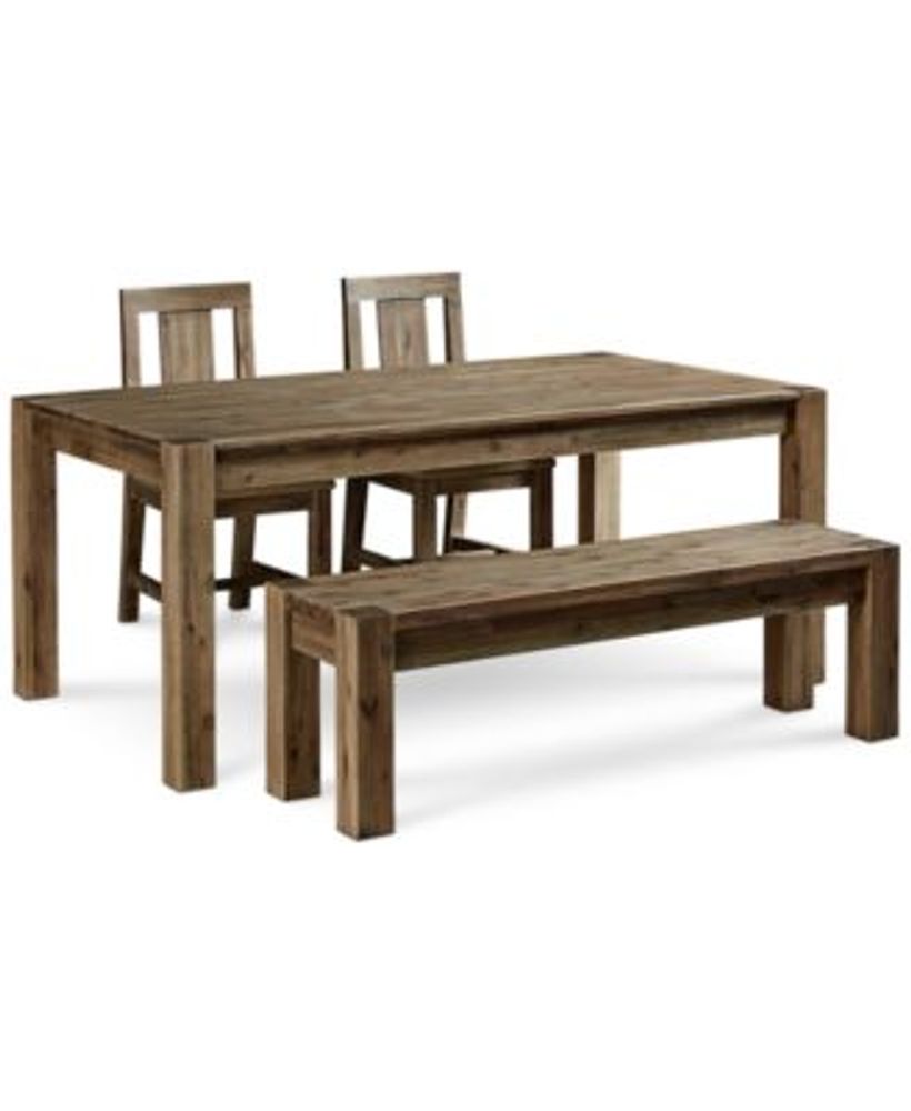Macys store dining bench