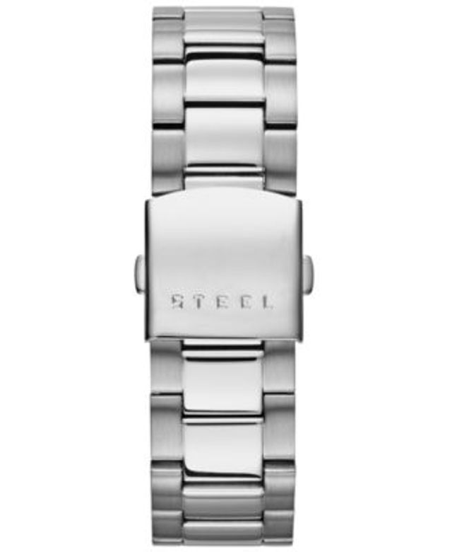 GUESS Men s Chronograph Stainless Steel Bracelet Watch 45mm