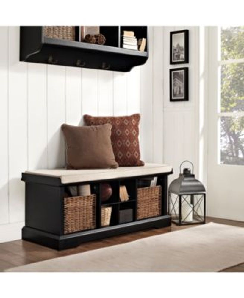 Crosley brennan hot sale entryway storage bench