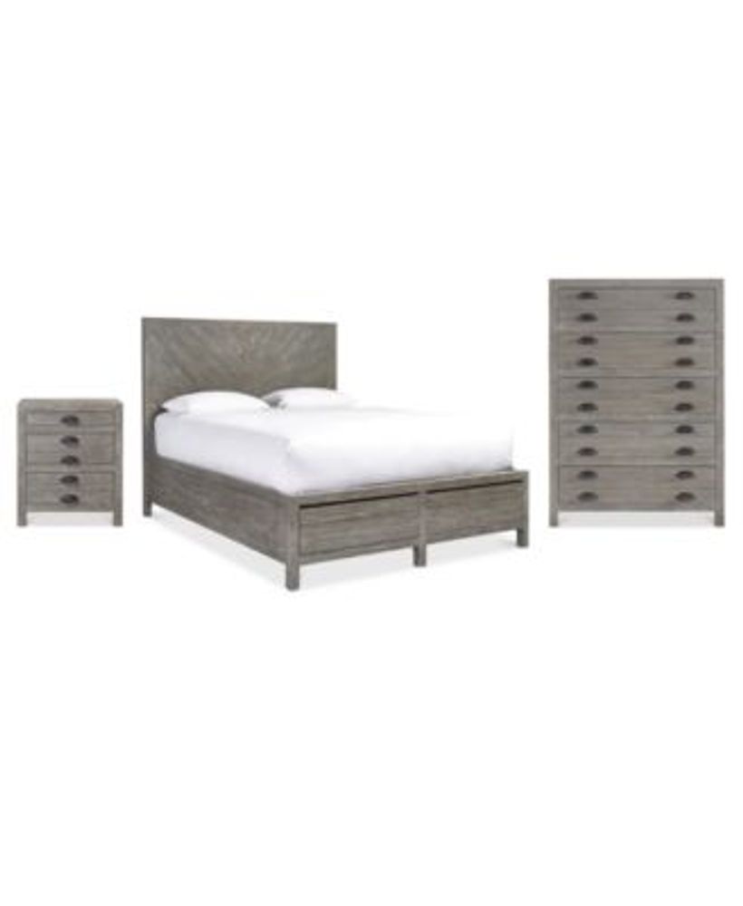 Furniture Broadstone Storage Bedroom Furniture, 3Pc. Set (Queen Bed