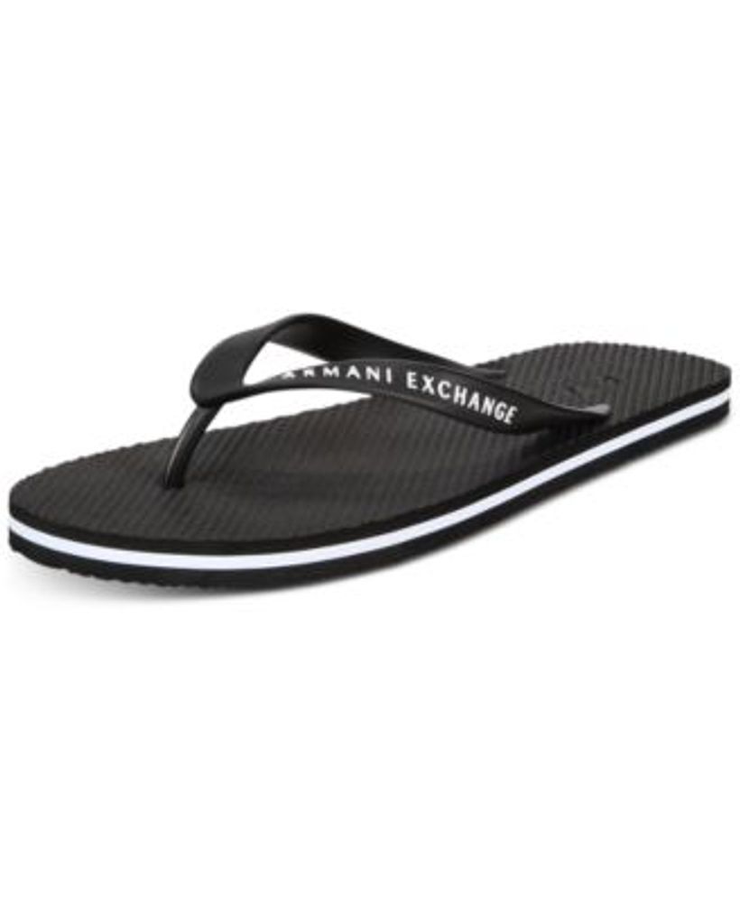 A X Armani Exchange Armani Jeans Men s Flip Flop Sandals Mall of