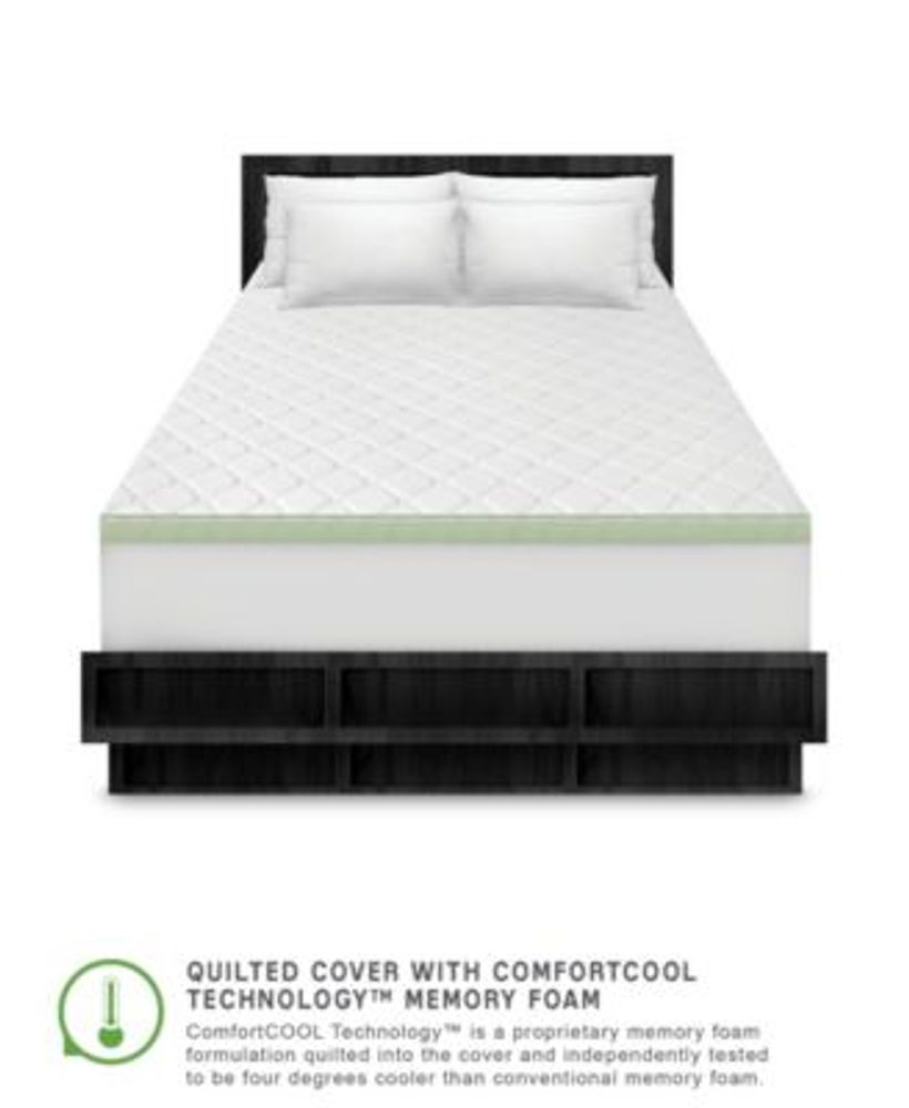 SensorPEDIC 3" Ultimate Cooling Luxury Quilted Bed Topper Queen Mall