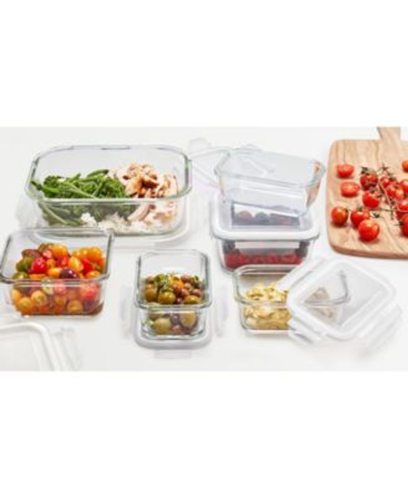 Martha Stewart Collection 12Pc. Glass Food Storage Set, Created for