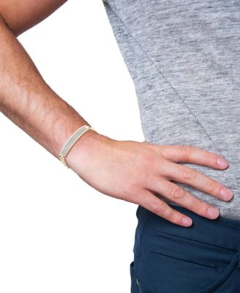Macys gold bracelet mens best sale