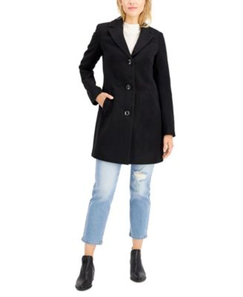 Maralyn Me Juniors Single Breasted Reefer Coat Mall of America