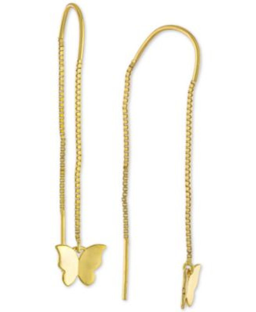 Macys shop threader earrings