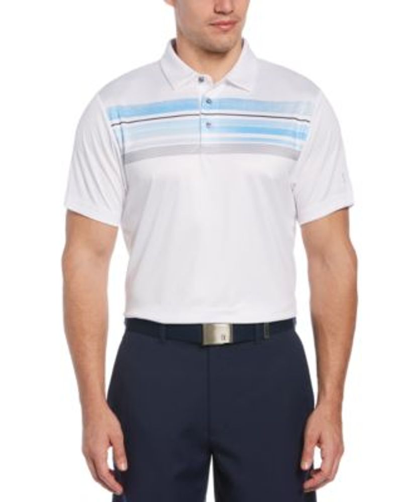 PGA TOUR Men s Blocked Stripe Golf Polo Mall of America