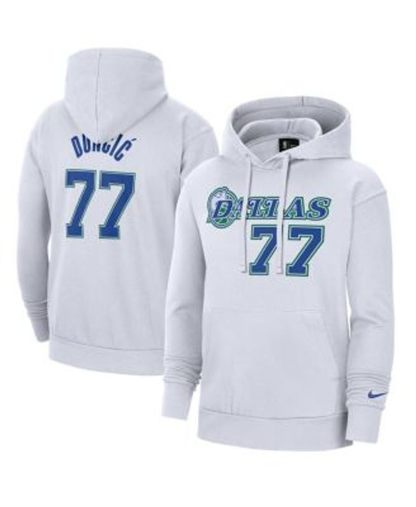 Nike Men's Luka Doncic White Dallas Mavericks 2021/22 City Edition Name