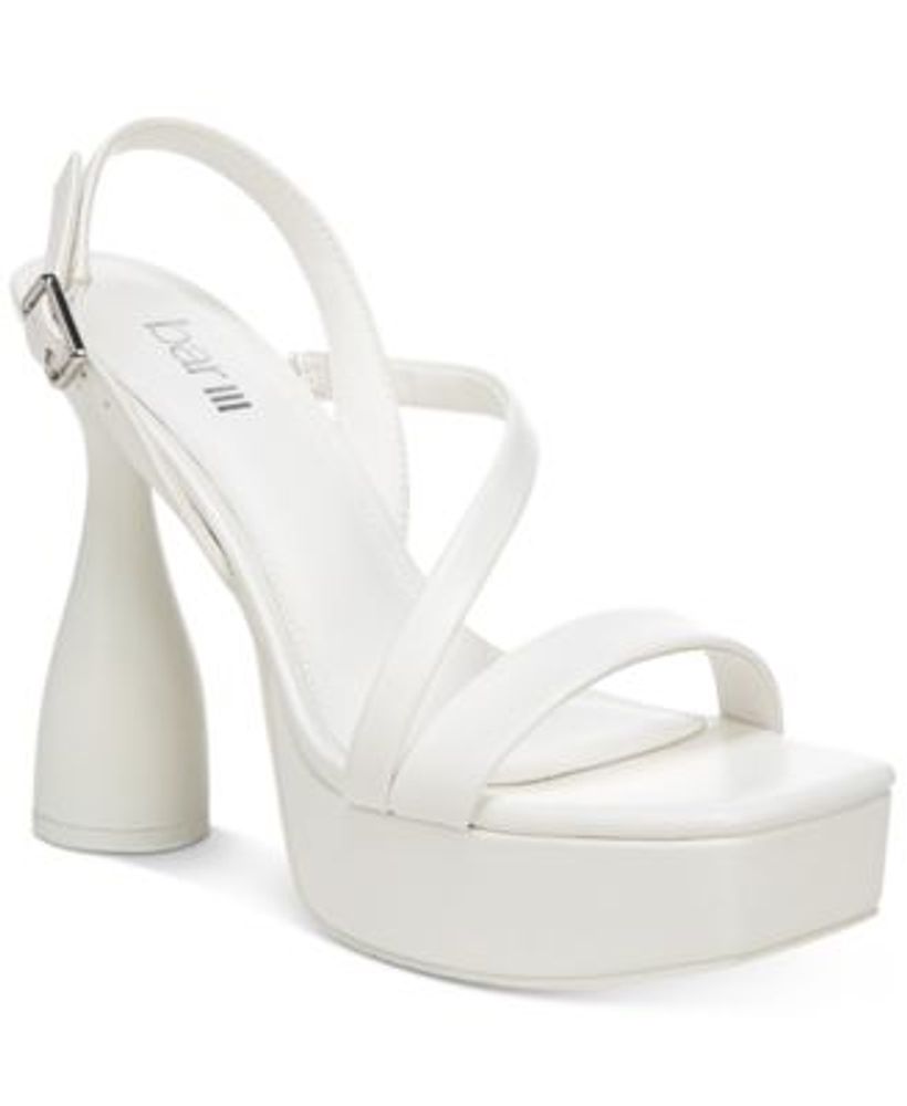 Macys white heels hotsell
