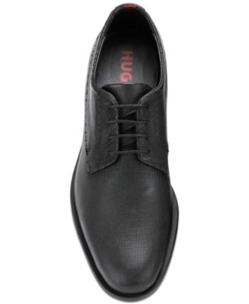 HUGO Men s Kyron Textured Leather Derby Dress Shoe Mall of America
