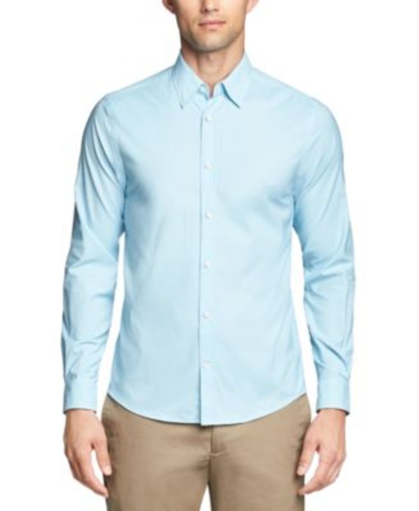 Tommy Hilfiger Men's NoTuck Casual Slim Fit Stretch Dress Shirt Mall