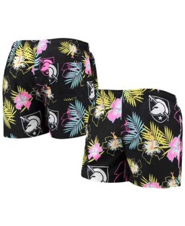 FOCO Men's Black Texas A&M Aggies Neon Floral Swim Trunks