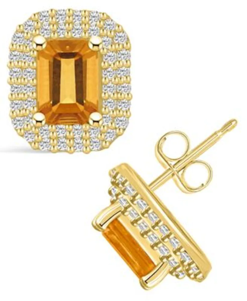 Macys discount citrine earrings