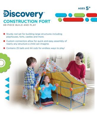 flexible construction fort build set