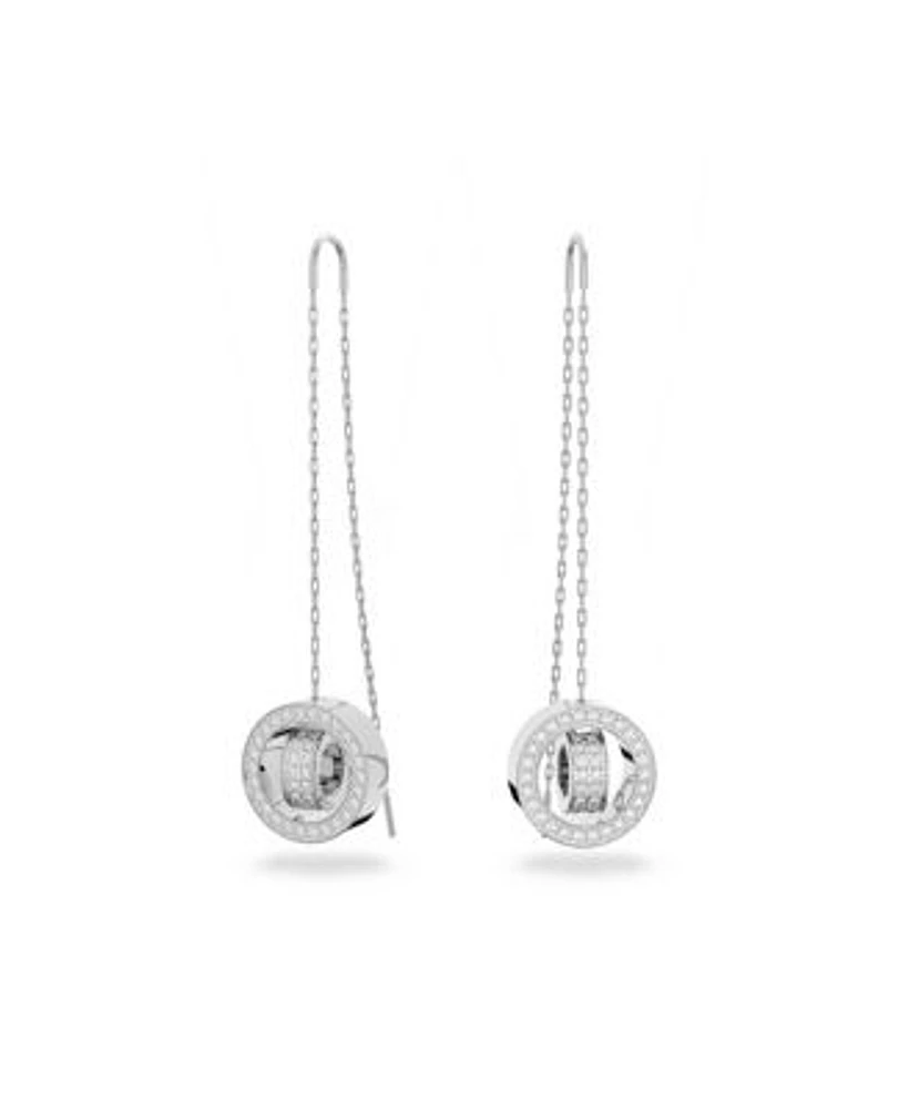 Swarovski Hollow Long Drop Earrings Hawthorn Mall