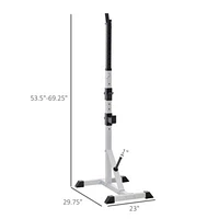 2 piece adjustable discount squat rack