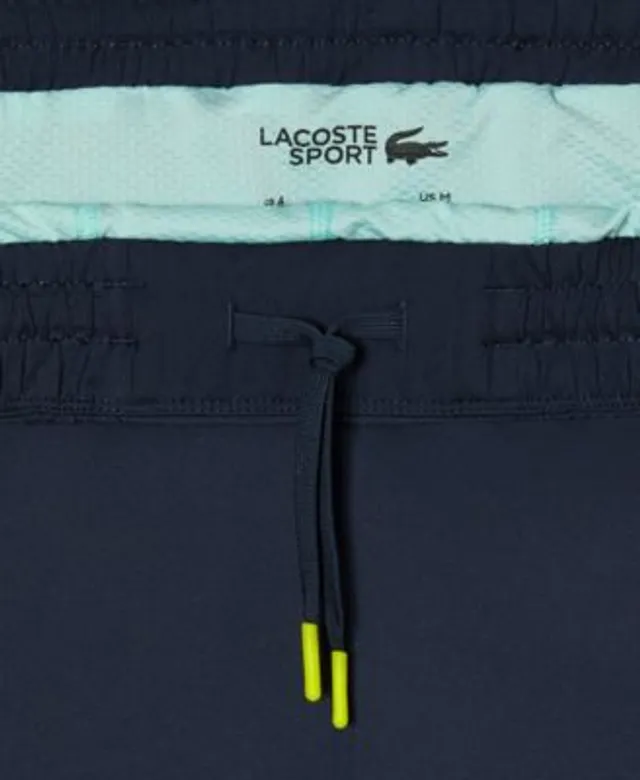 Lacoste Men s Two Tone Sport Shorts with Built in Undershorts
