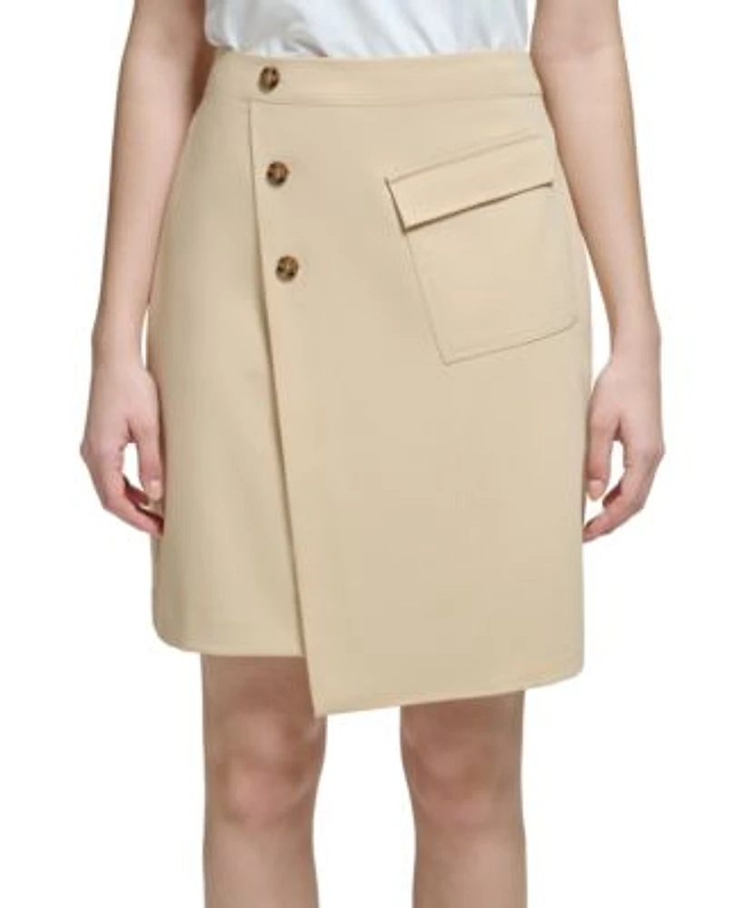 Asymmetric button down skirt shop