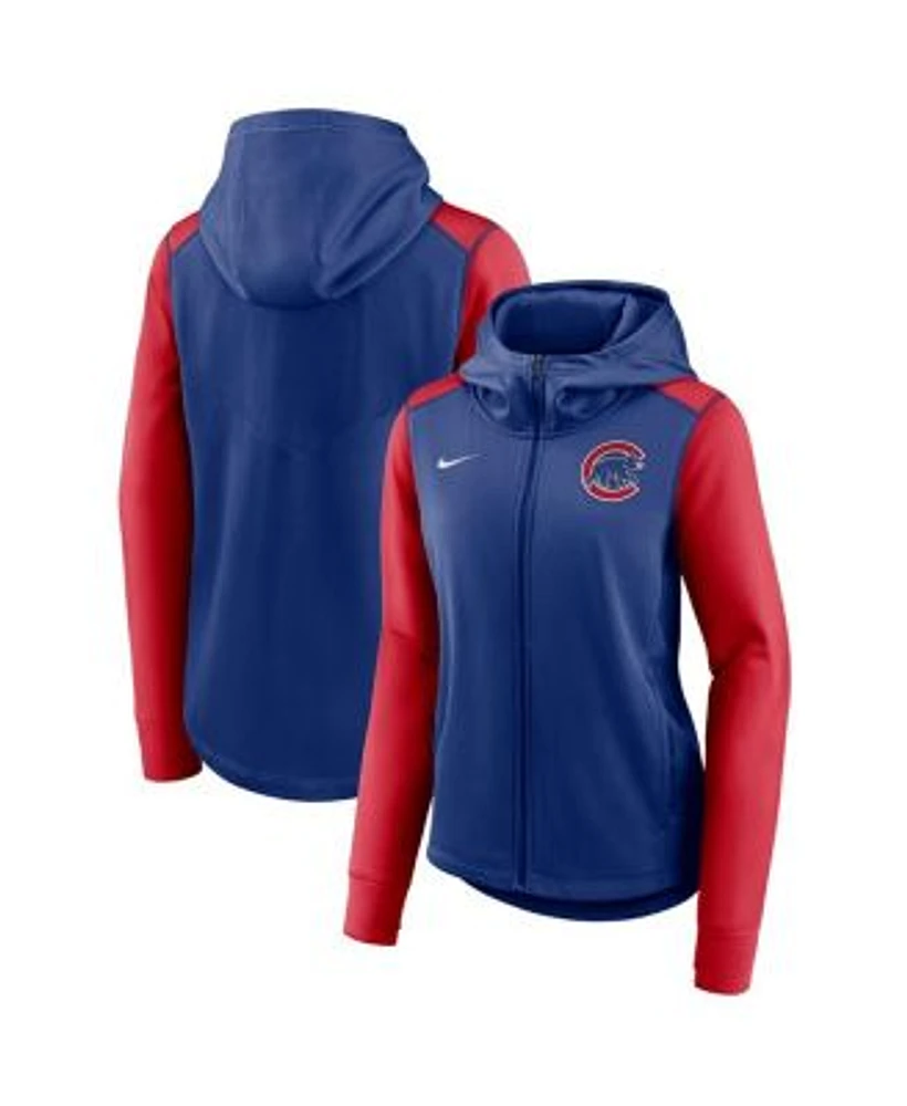 Nike Women s Royal Red Chicago Cubs Authentic Collection Full Zip