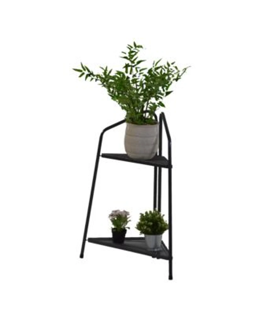VegTrug Modern Corner Plant Stand 2 Shelf Mall of America®