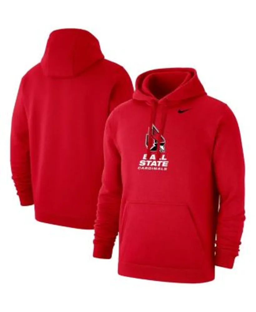 Nike Men's Red Ball State Cardinals Club Fleece Pullover Hoodie