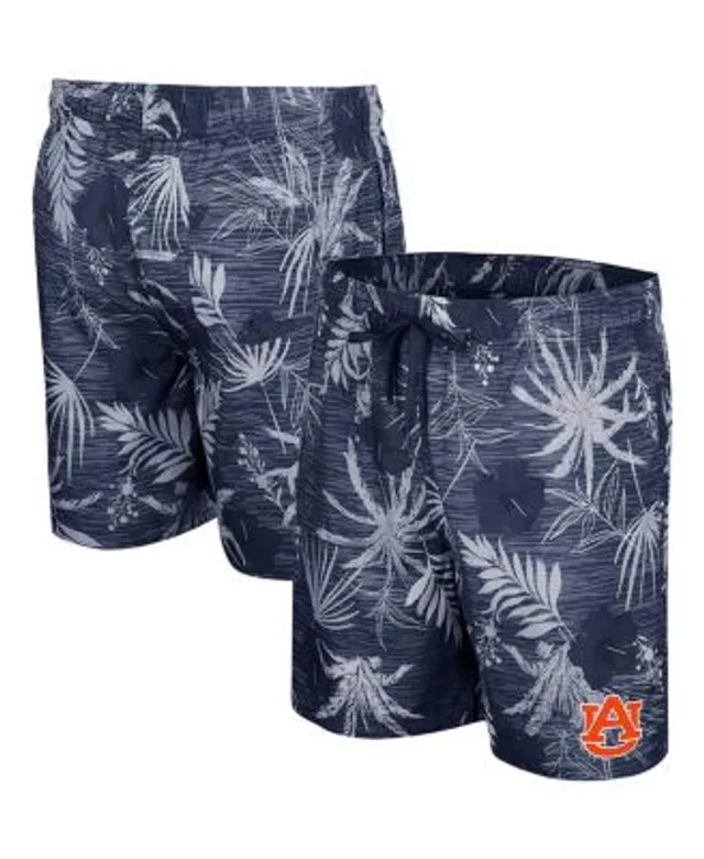 FOCO Men's Orange Auburn Tigers Island Palm Swim Trunks