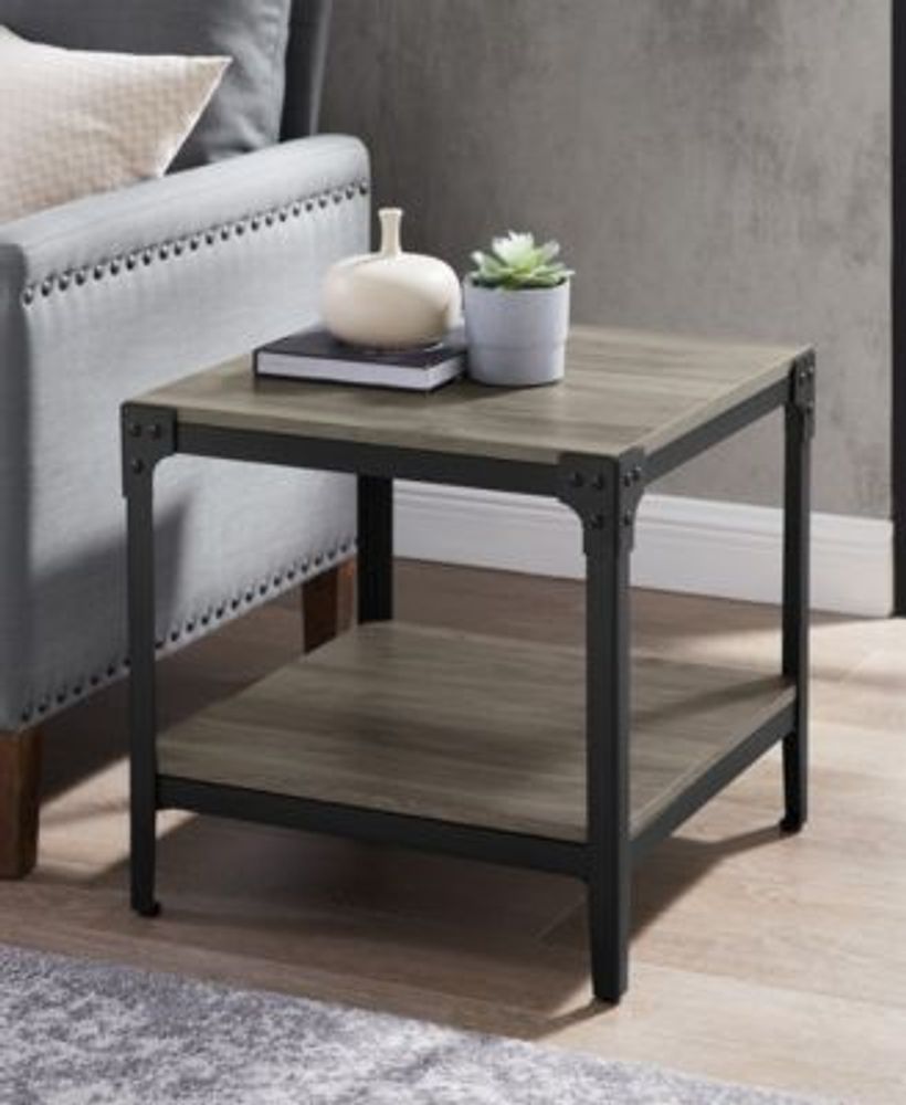 Walker Edison Rustic Wood End Side Table, Set Of 2 | Mall of America®