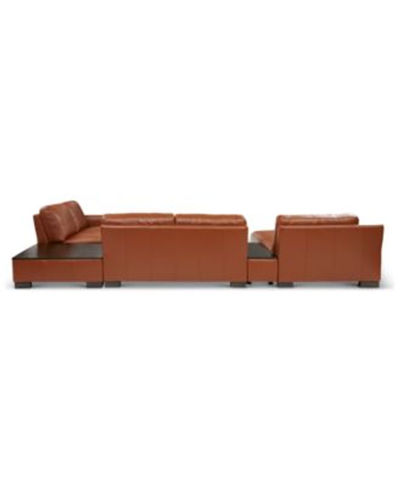 Darrium discount leather sectional