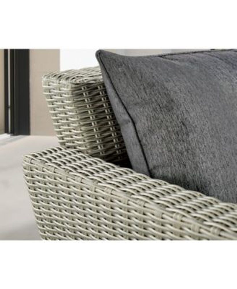 Alaterre Furniture Albany AllWeather Wicker Outdoor Corner Sectional