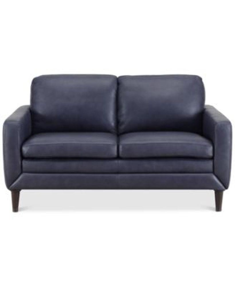 Furniture Locasta 58" Leather Loveseat, Created for Macy's Mall of America®