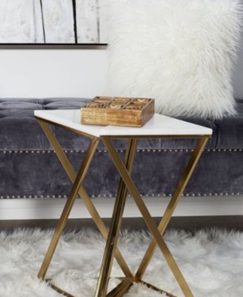 Rosemary Lane Marble Contemporary Accent Table, Set of 2 Mall of America®