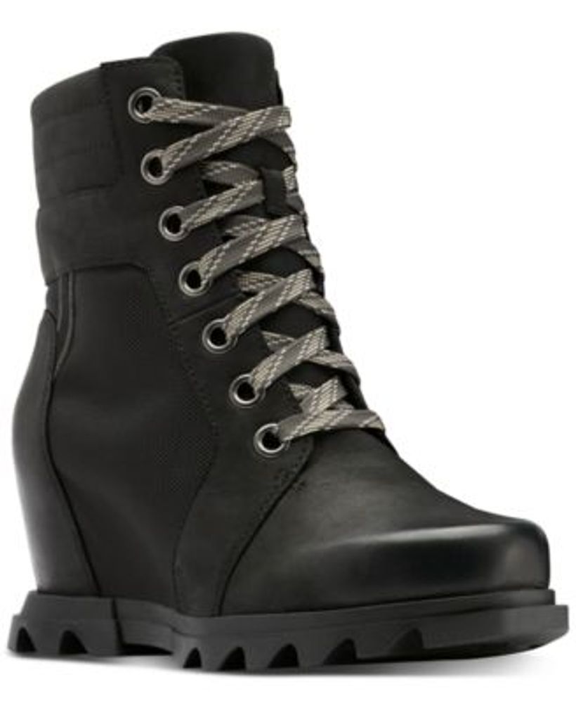 Sorel Women's Joan of Artic Wedge III Lexie Lug Sole Boots Mall of