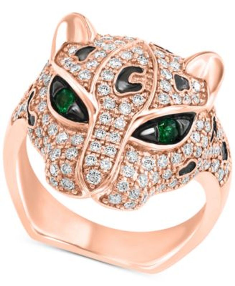 Effy top leopard ring