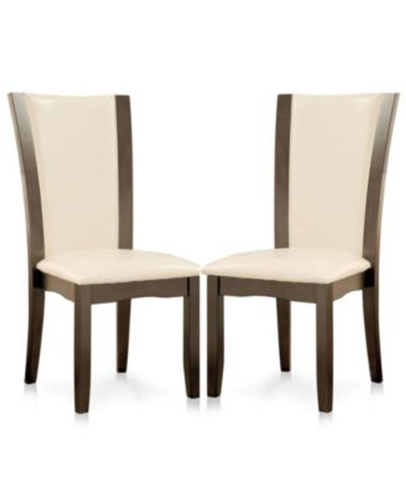 Furniture of America Waverly TwoTone Dining Chair (Set of 2 Mall of