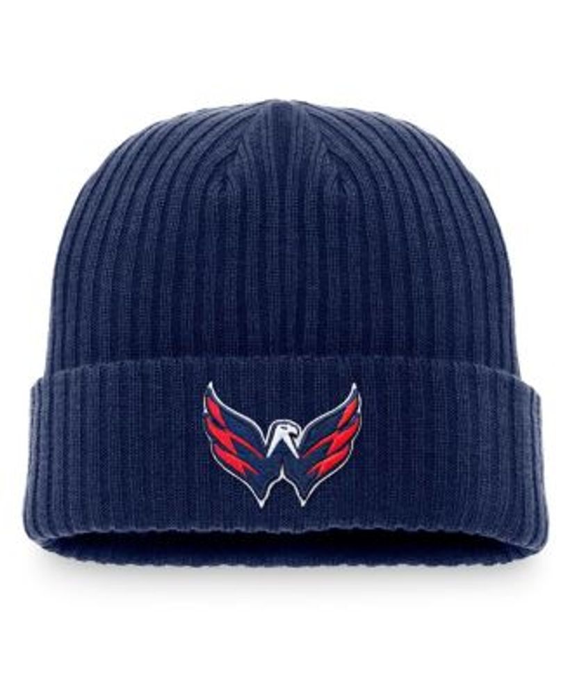 Fanatics Men's Navy Washington Capitals Core Primary Logo Cuffed Knit