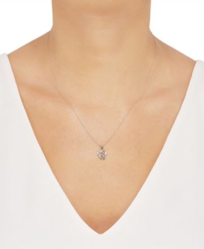 9 Love Knot Necklace Styles With Timeless Elegance