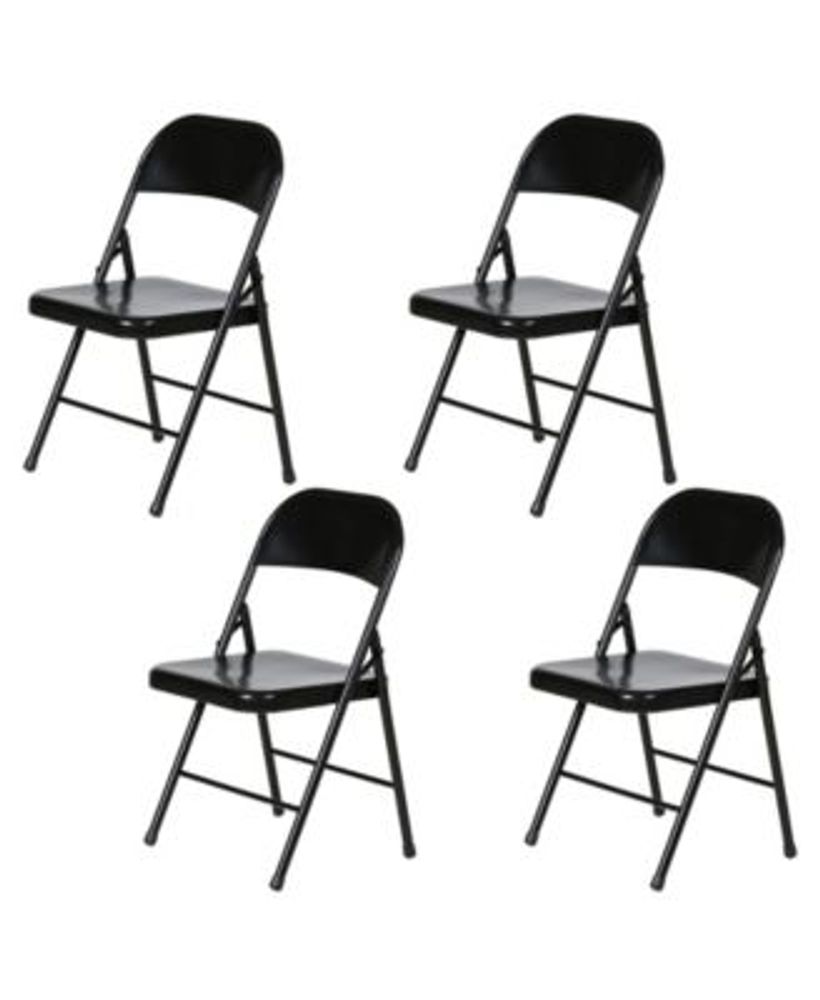 Plastic Development Group Outdoor Folding Chair Set, 4 Piece Mall of
