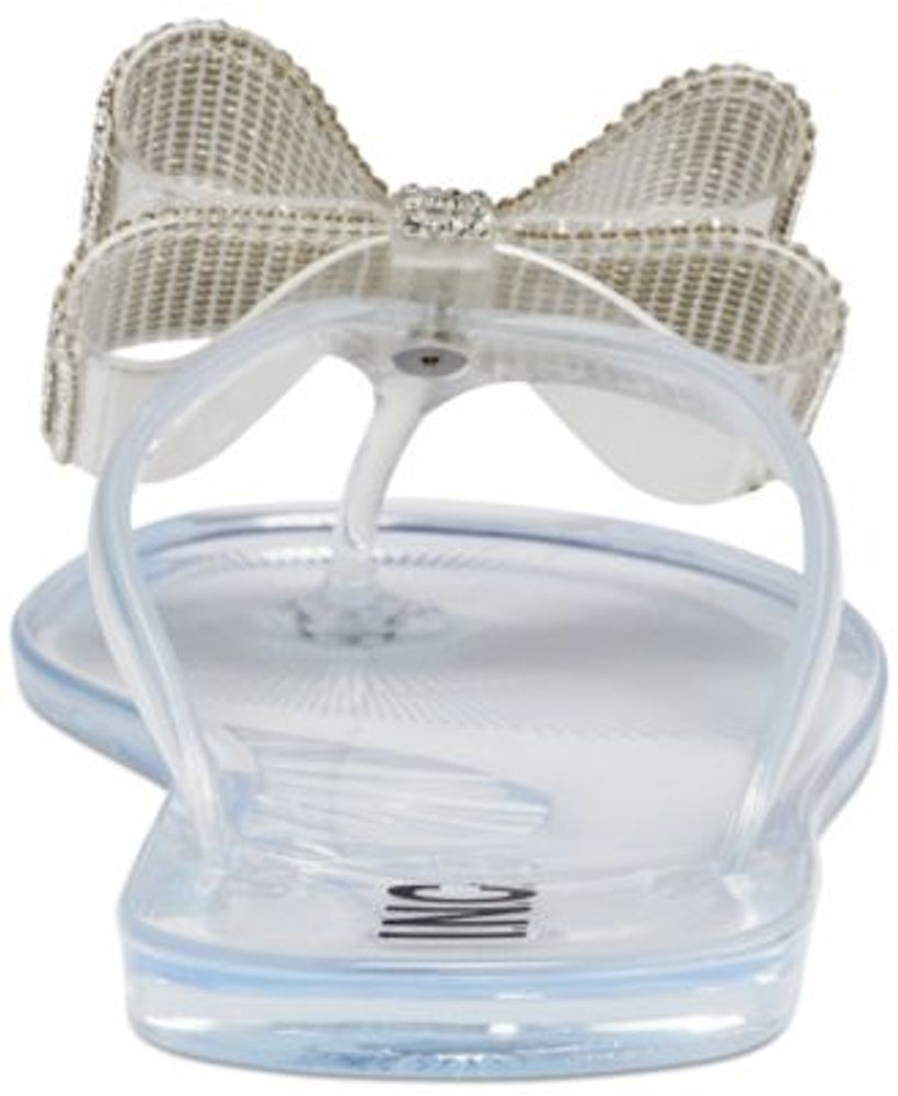 INC International Concepts Madena Bow Jelly Sandals Created for