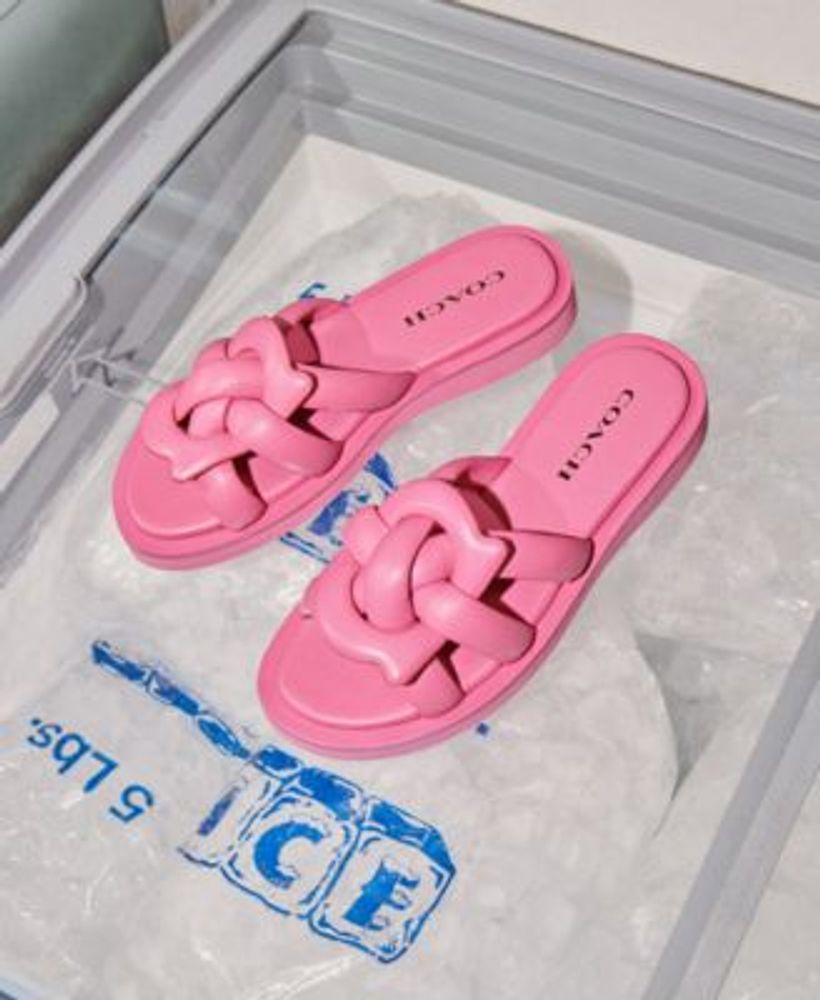 Coach flip flops macys discount