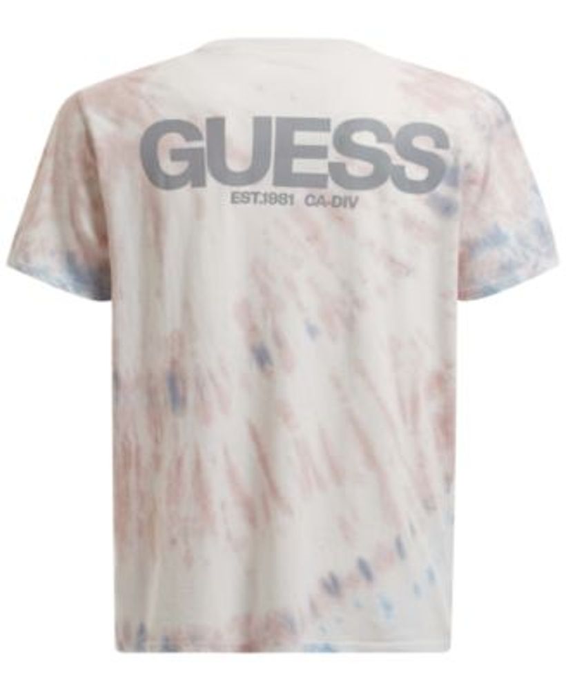 Tie dye guess t shirt on sale