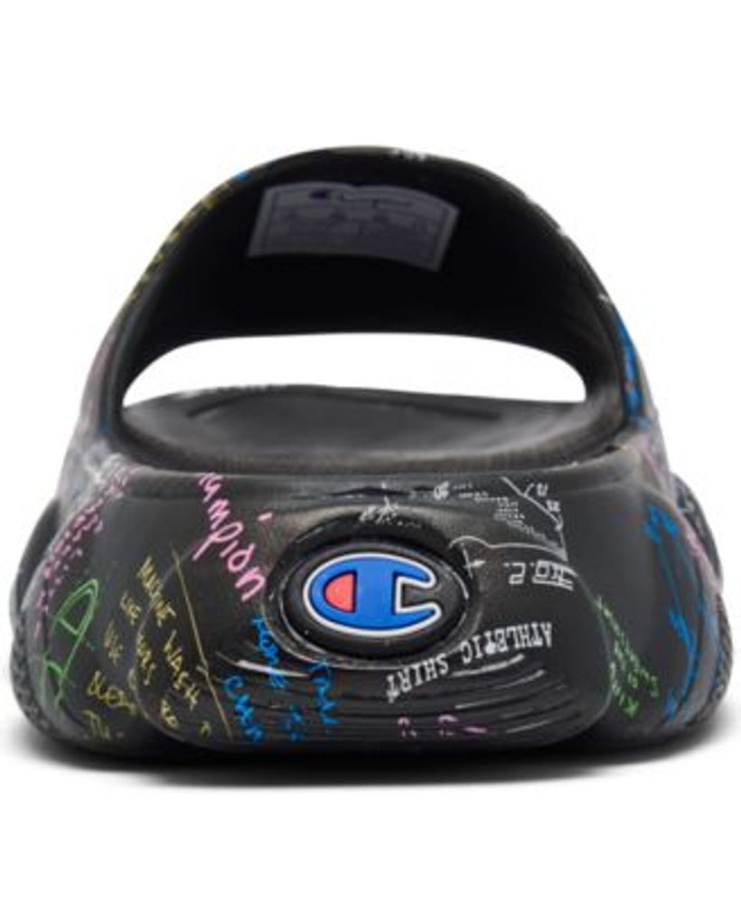 Champion slides 2025 finish line