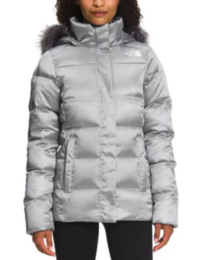 The North Face Women's Gotham Faux-Fur Trim Quilted Down Coat