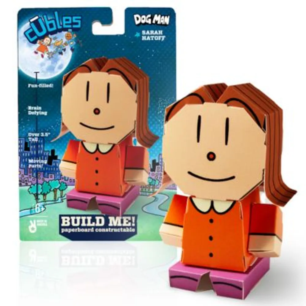 Cubles Dog Man Sarah Hatoff from Dav Pilkey A Buildable 3D STEM Toy