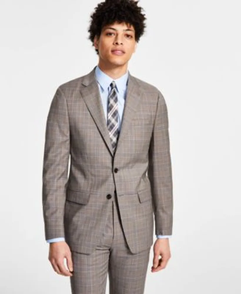 Calvin Klein Men's Slim-Fit Wool Stretch Suit Jacket | Hawthorn Mall