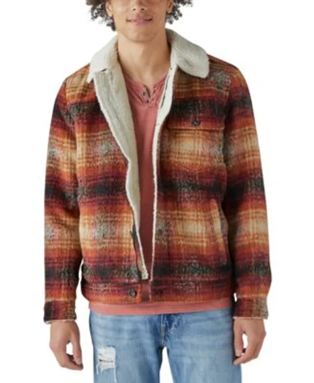 Levi's Men's Regular Fit Sherpa Canvas Trucker Jacket | Vancouver Mall