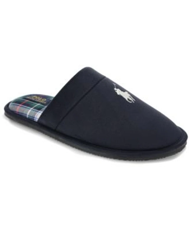 Polo Ralph Lauren Men s Klarence Plaid Scuff Slipper Hawthorn Mall