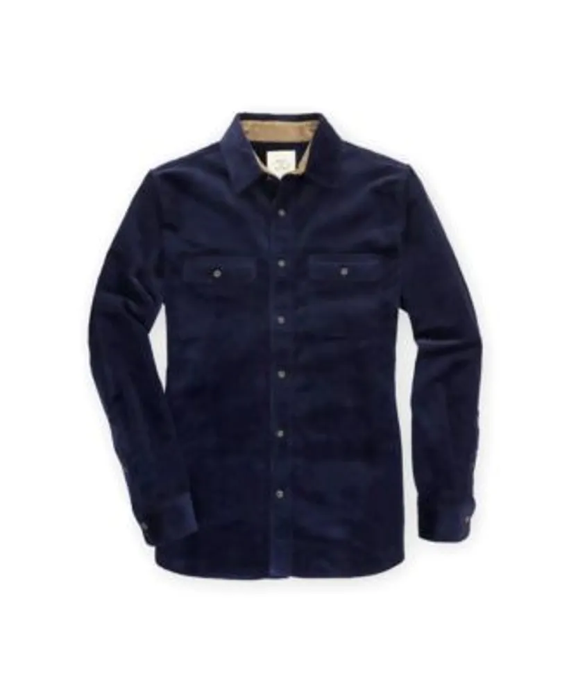 Hope & Henry Men's Organic Cotton Long Sleeve Corduroy Button Down