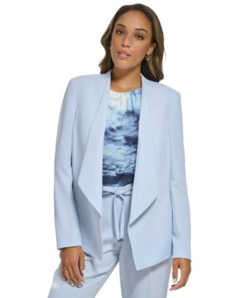 Calvin klein open front blazer outlet